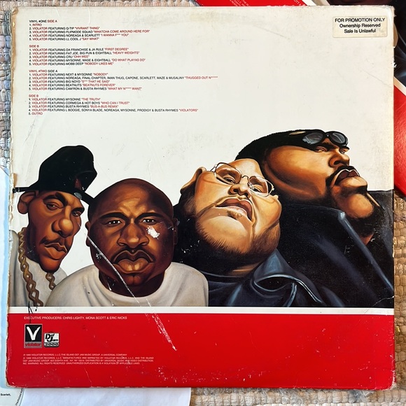 Violator - “The Album” Vinyl 2x LP (Q-tip , Busta Rhymes, N.O.R.E. ,Fat Joe,Etc) - Picture 2 of 7